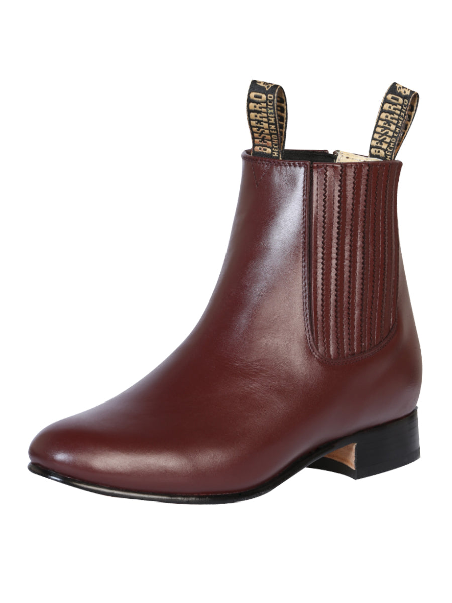 El Besserro Charro Ankle Boot Wine 202