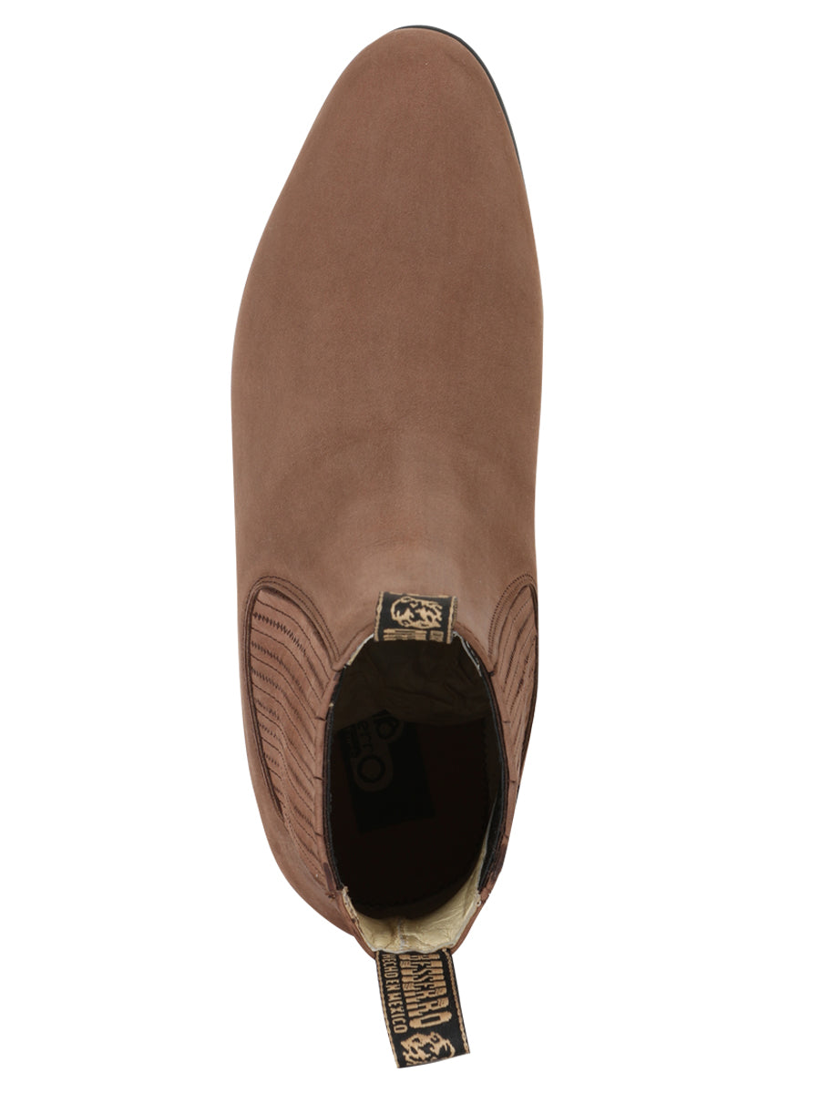El Besserro Charro Nobuck Camel 204