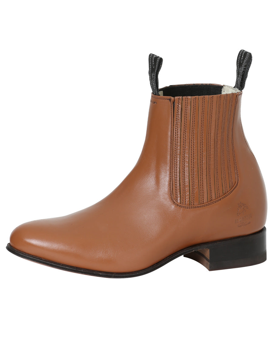 El Canelo "Plata" Men's Charro Ankle Cowboy Boot - Atlas Maple 227
