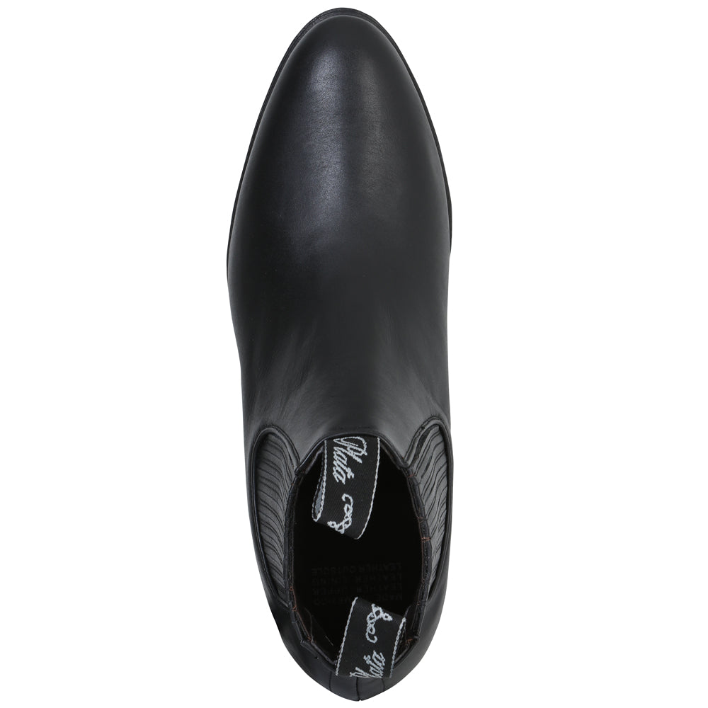 El Canelo "Plata" Men's Charro Ankle Cowboy Boot - Atlas Black 232