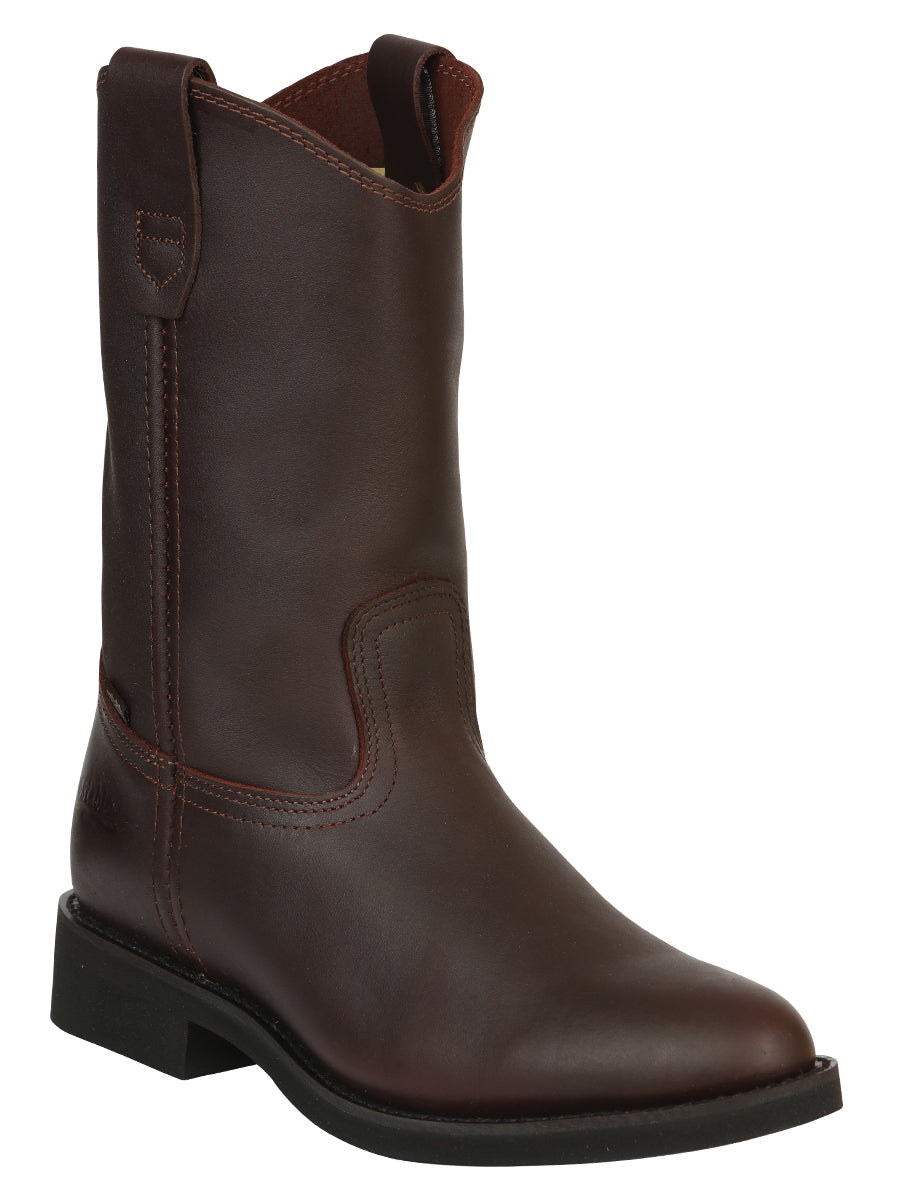 Establo Men's Work Boot - Leather Grasso - Shedron 316