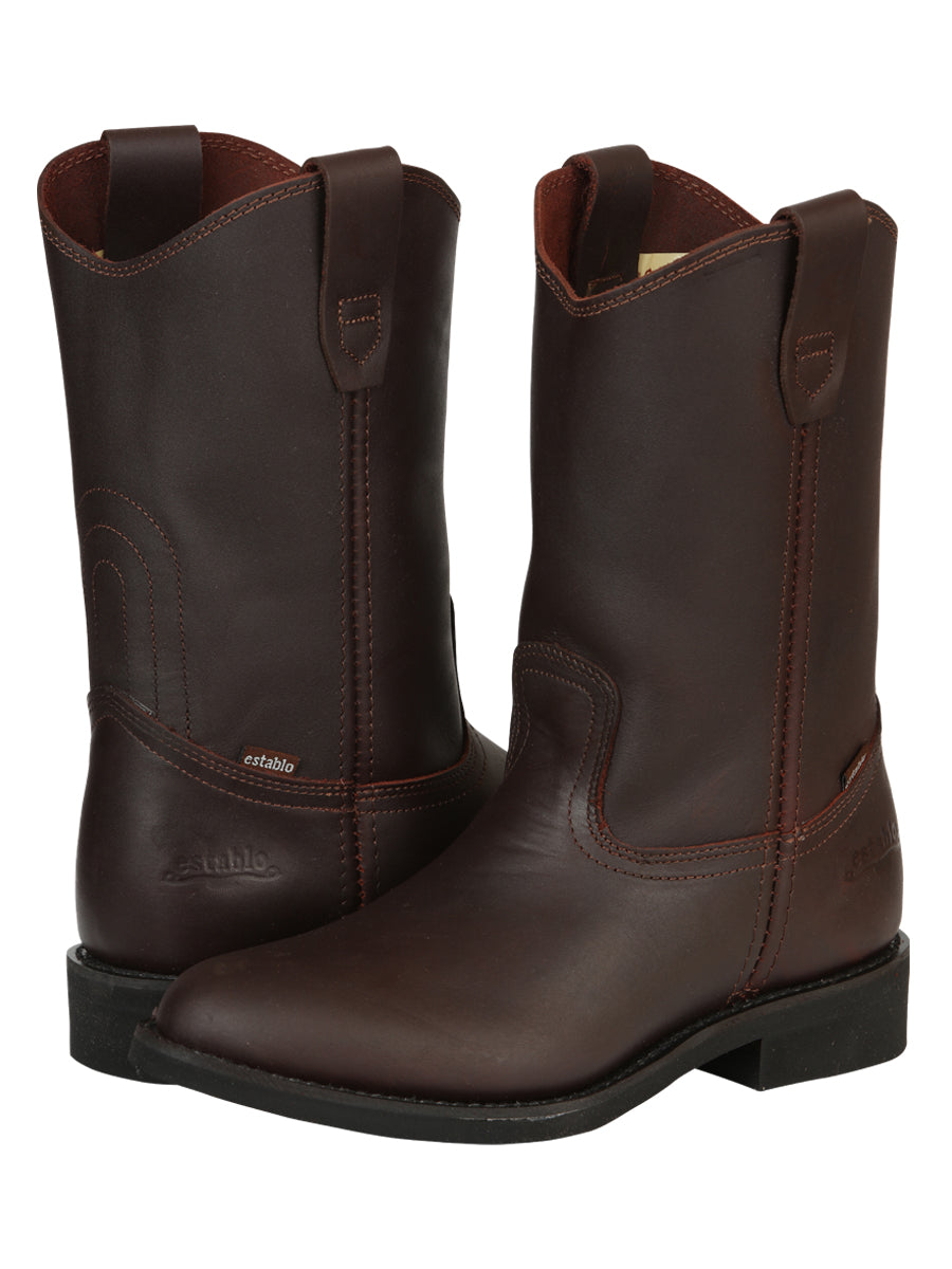 Establo Men's Work Boot - Leather Grasso - Shedron 316