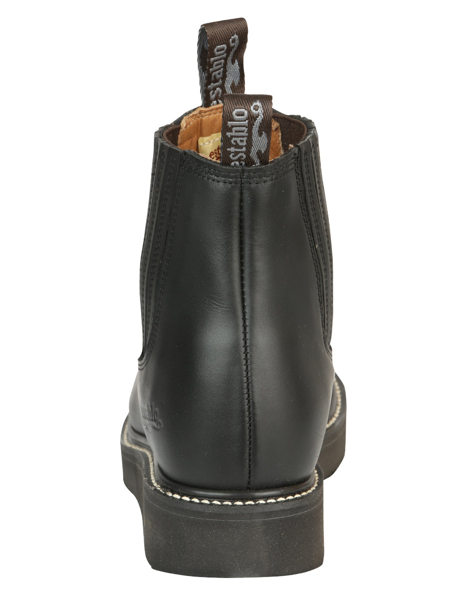 Establo Work Ankle Boot Grasso Black 320