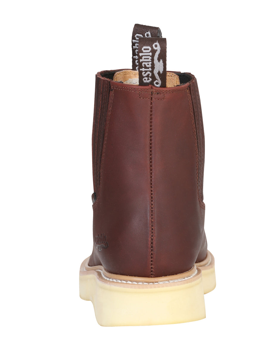 Establo Men's Work Boot - Brown 321