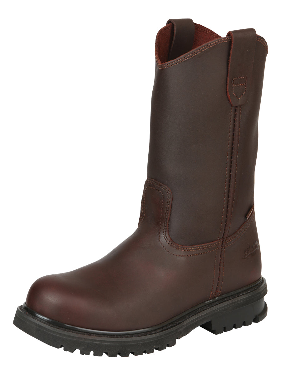 Establo Work Boot Leather Grasso Shedron 13351