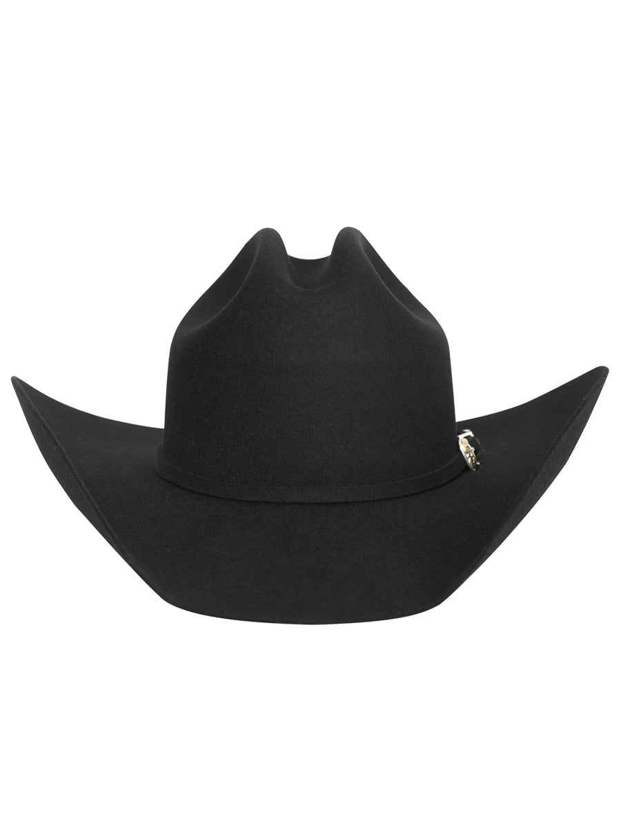 El General 50X Premium Wool Cowboy Hat - Style "Cattleman" Black 23084