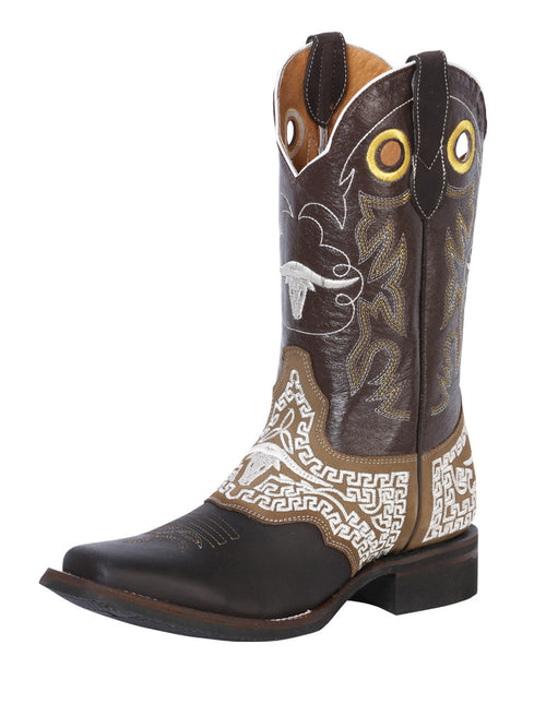 Crazy Dark Brown w/ Embroidery 33309