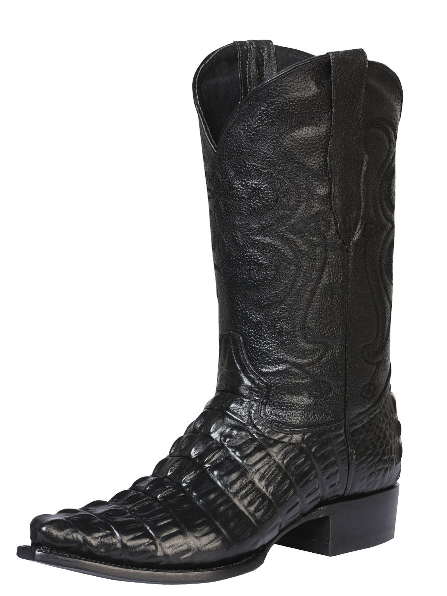 Hornback Caiman Print Black 40854
