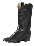Pointed Toe Cowboy Boots Stingray Print Black 41528