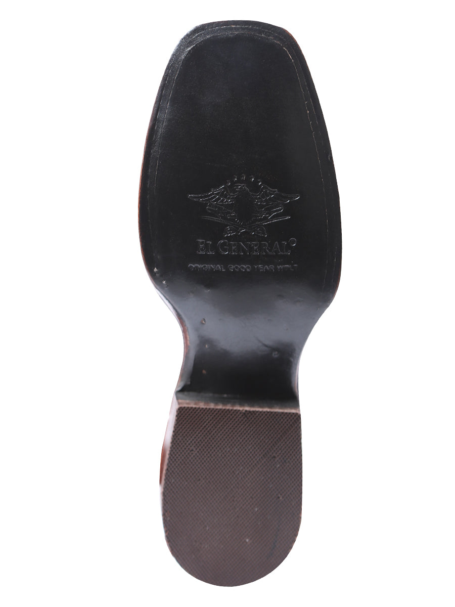 El General Womens Rodeo Boot - Dark Chocolate 42981