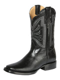 El General Men's Rodeo Boot - Lizard Print - Black 44666