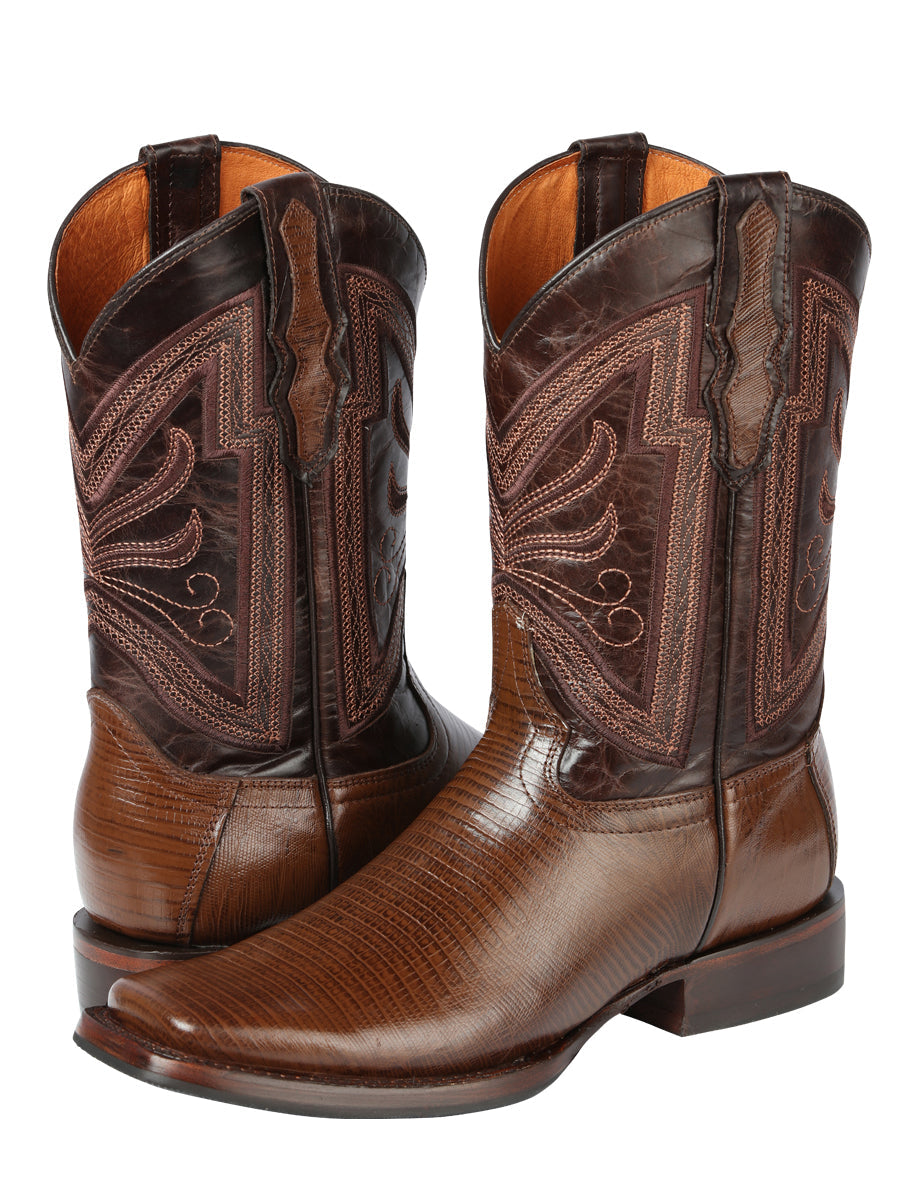 El General Rodeo Boots - Lizard Print - Brown 44674