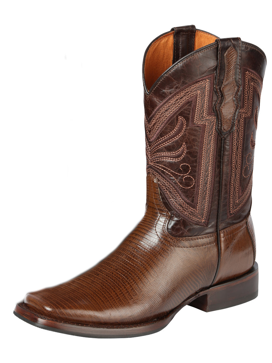 El General Rodeo Boots - Lizard Print - Brown 44674