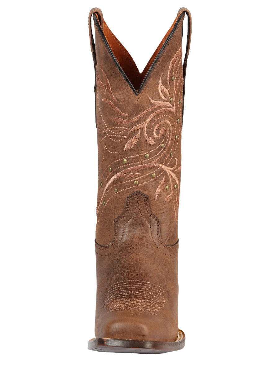 El General Women's Rodeo Boot - Alazan Brown 44854