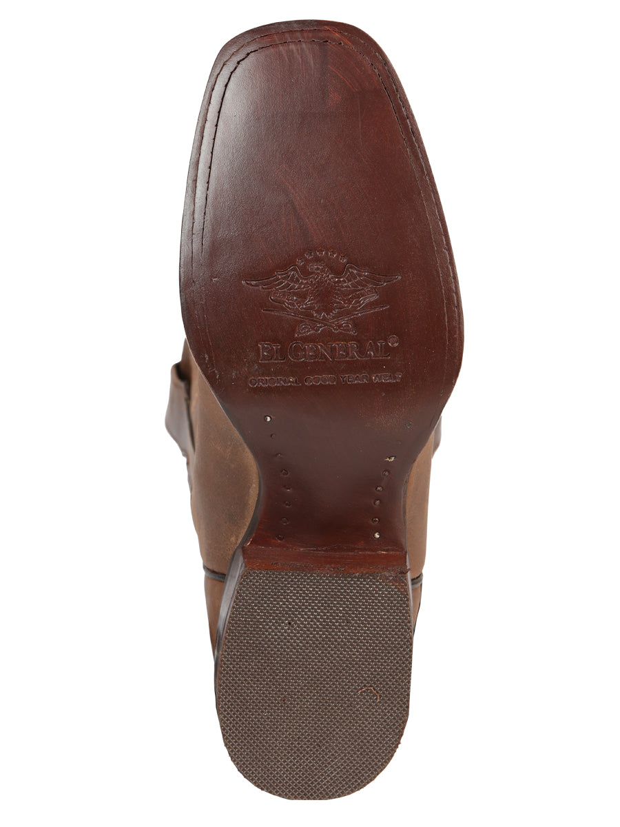 El General Women's Rodeo Boot - Alazan Brown 44854