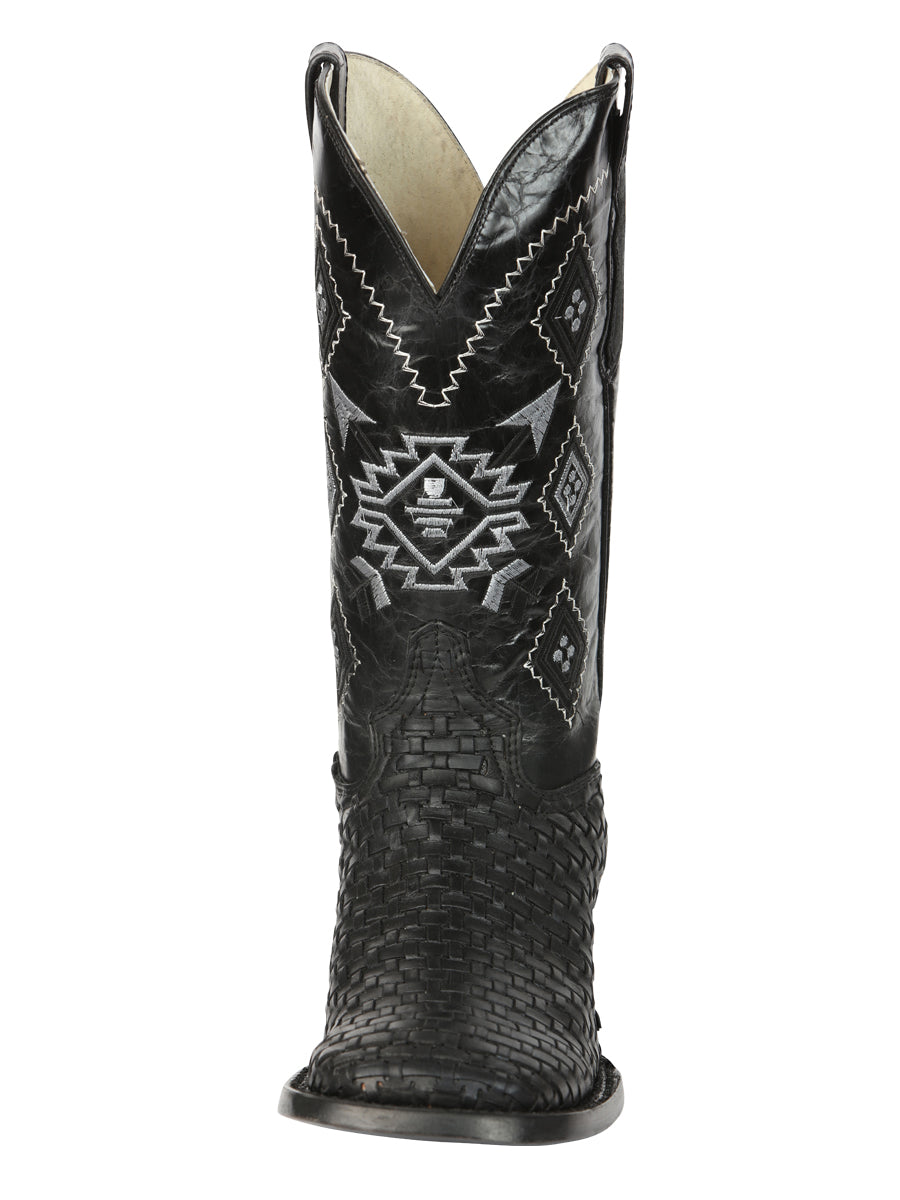 Botas de rodeo El General para hombre Petatillo Crazy en negro 44884