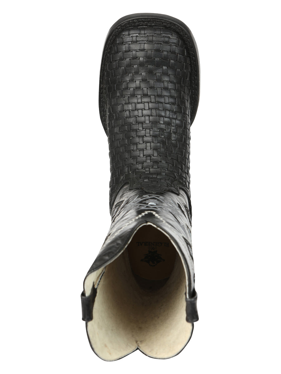 Botas de rodeo El General para hombre Petatillo Crazy en negro 44884
