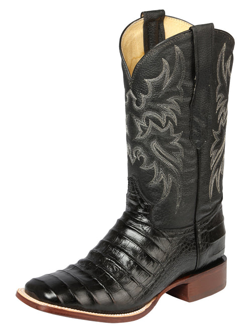 Caiman Belly Print Black 44938