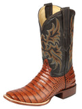 El General Rodeo Boots - Alligator Print - Cognac 44939