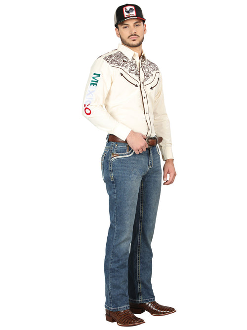 Centenario Bootcut Denim Jeans - Dark Blue 44969