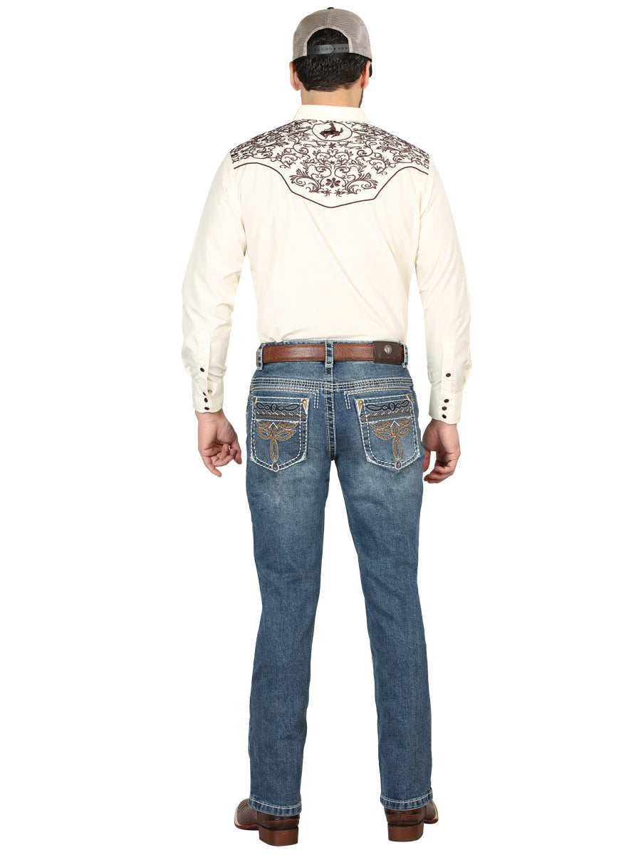 Centenario Bootcut Denim Jeans - Dark Blue 44969