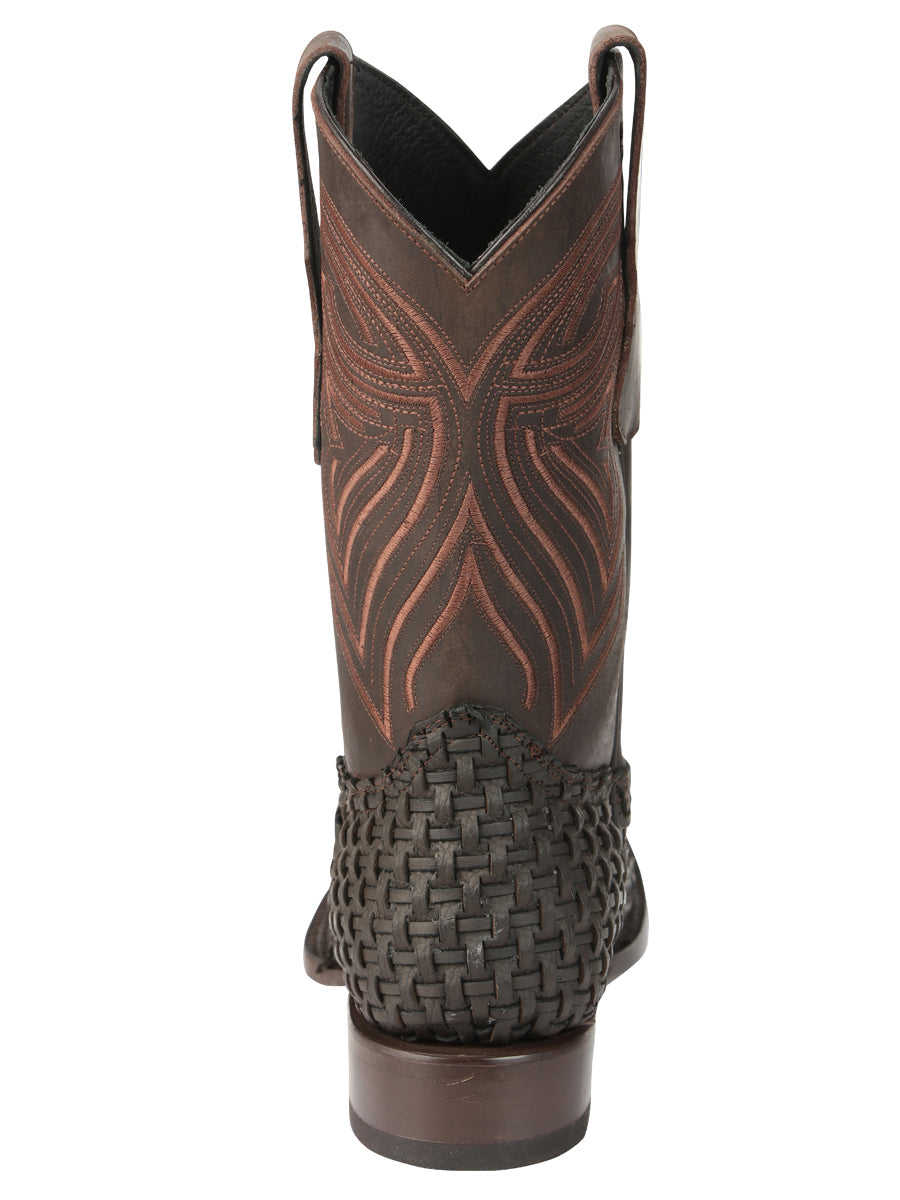 El General Leather Rodeo Boots Petatillo Chocolate 45013