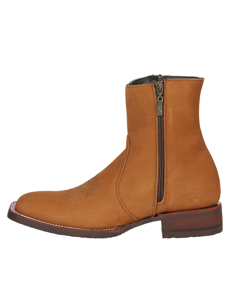 El Canelo Men's Ankle Boots - Nobuck Taupe 45212
