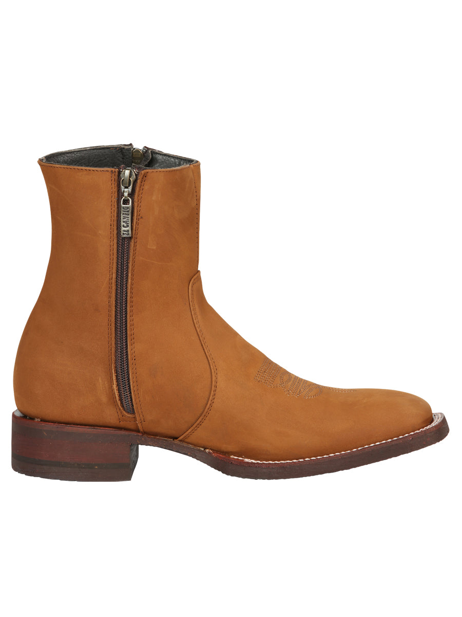 El Canelo Men's Ankle Boots - Nobuck Taupe 45212