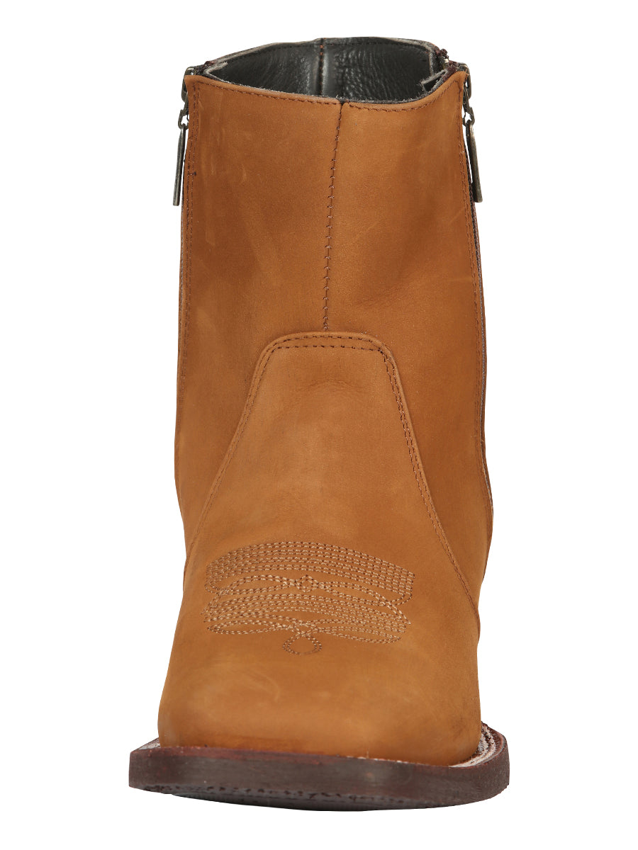 El Canelo Men's Ankle Boots - Nobuck Taupe 45212