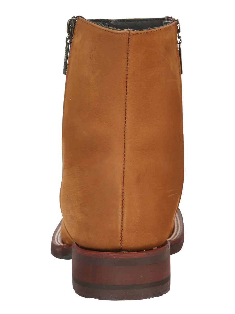 El Canelo Men's Ankle Boots - Nobuck Taupe 45212