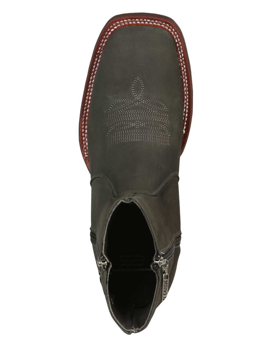El Canelo Men's Ankle Boots - Nobuck Gray 45213