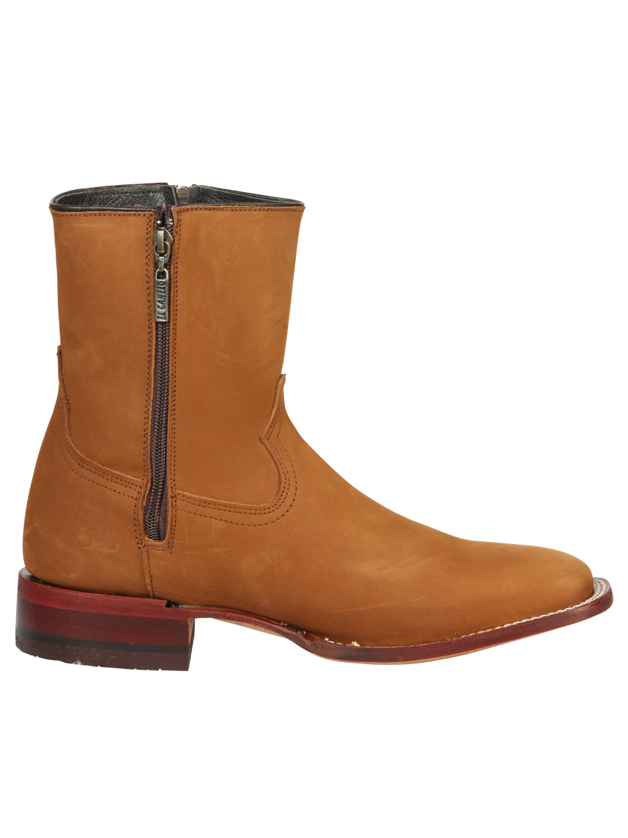 El Canelo Men's Ankle Boots - Nobuck Taupe 45215
