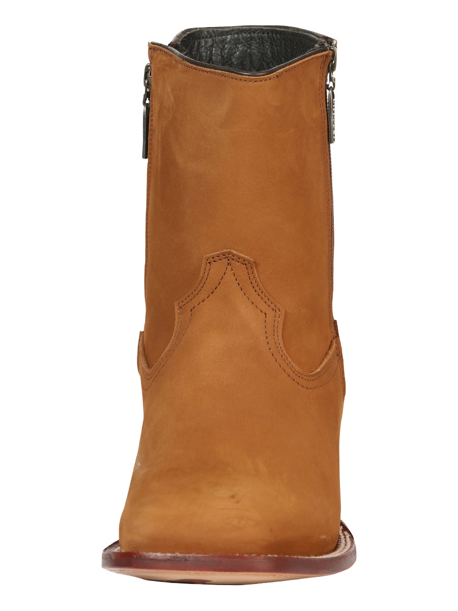 El Canelo Men's Ankle Boots - Nobuck Taupe 45215