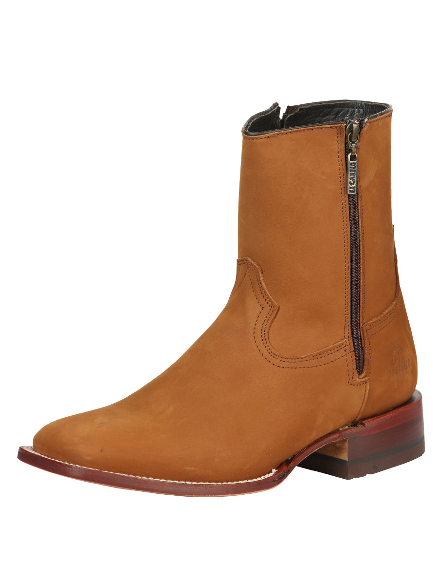 El Canelo Men's Ankle Boots - Nobuck Taupe 45215