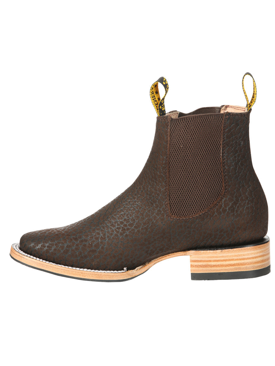 El General Men's Ankle Boots - Bull Shoulder Leather Moka 45341