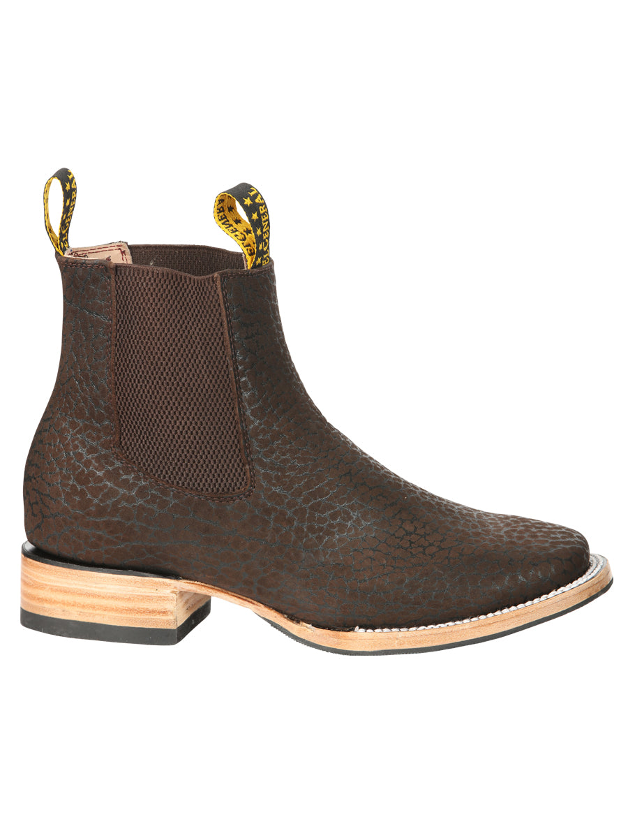 El General Men's Ankle Boots - Bull Shoulder Leather Moka 45341