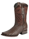 El General Leather Rodeo Boots Petatillo Brown 45401