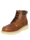 ESTABLO Men's Leather Lace-up Ankle Work Boot - Made in Mexico - Grizzly Honey 45428