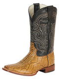 El General Python Imitation Rodeo Boots Honey 45434