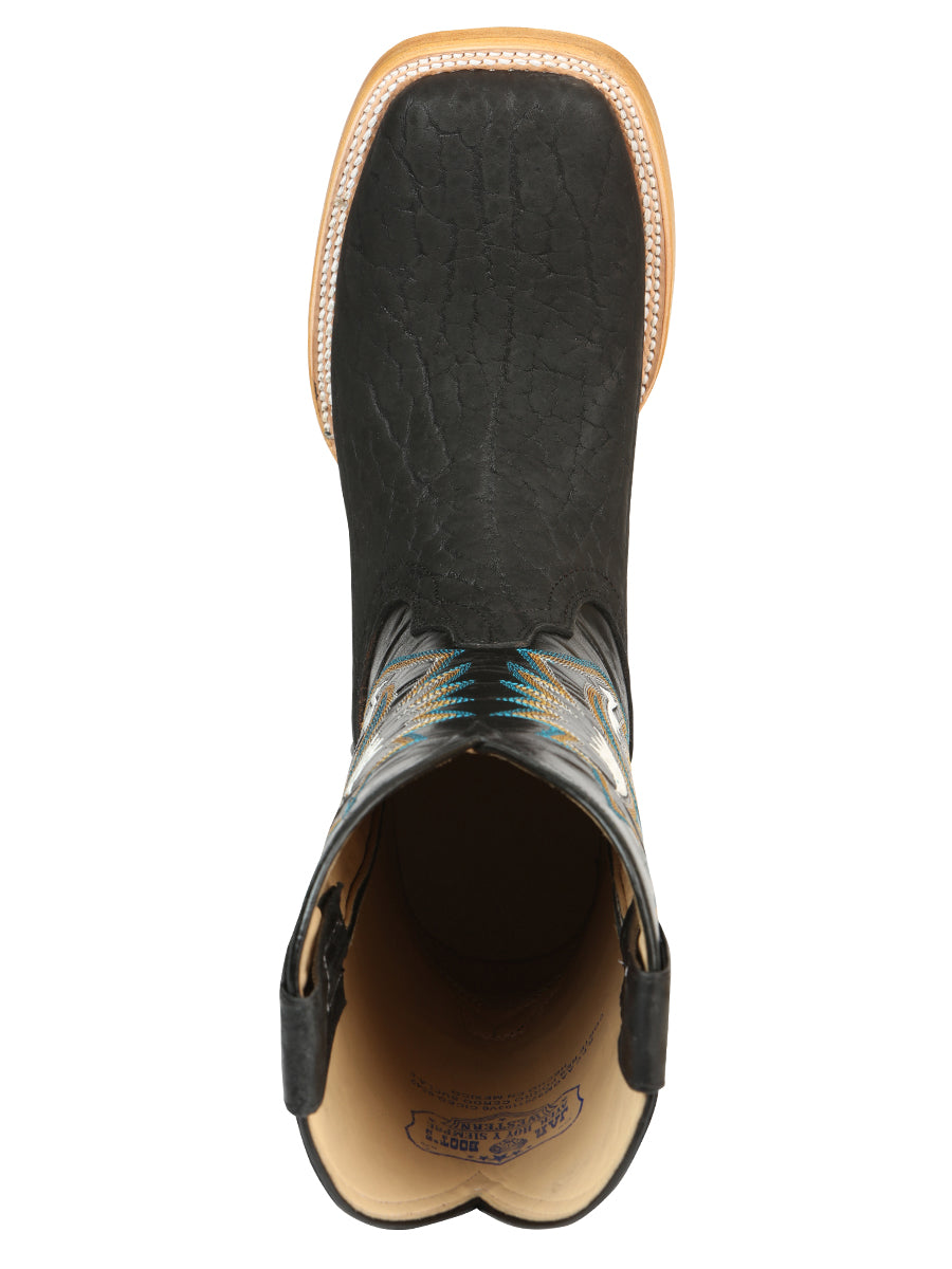 Men's Rodeo Boot Jar Boot's Imitation Bull Neck 45474