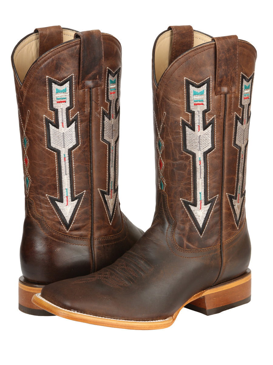 Jar Boots Men's Leather Cowboy Boots - Natural/Orix 45475