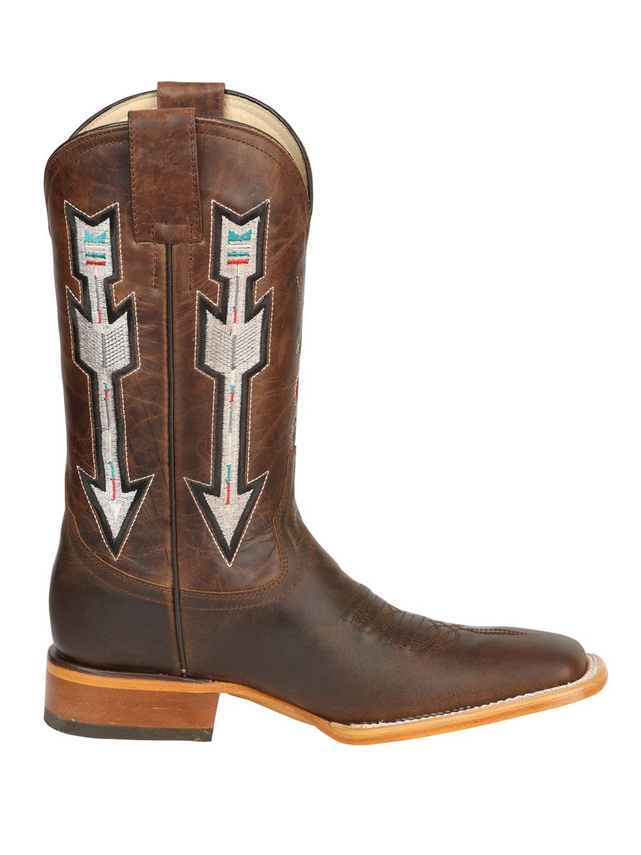 Jar Boots Men's Leather Cowboy Boots - Natural/Orix 45475