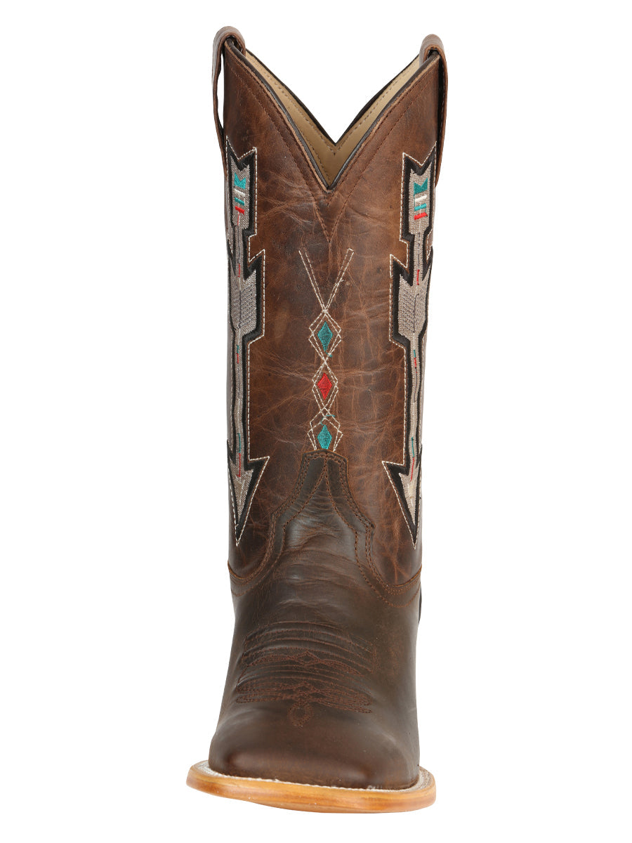 Jar Boots Men's Leather Cowboy Boots - Natural/Orix 45475
