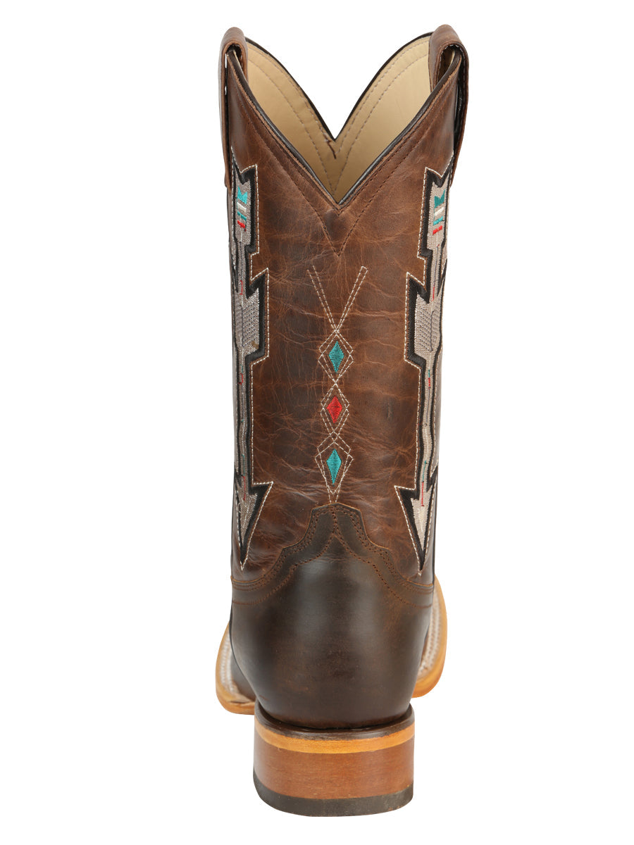 Jar Boots Men's Leather Cowboy Boots - Natural/Orix 45475