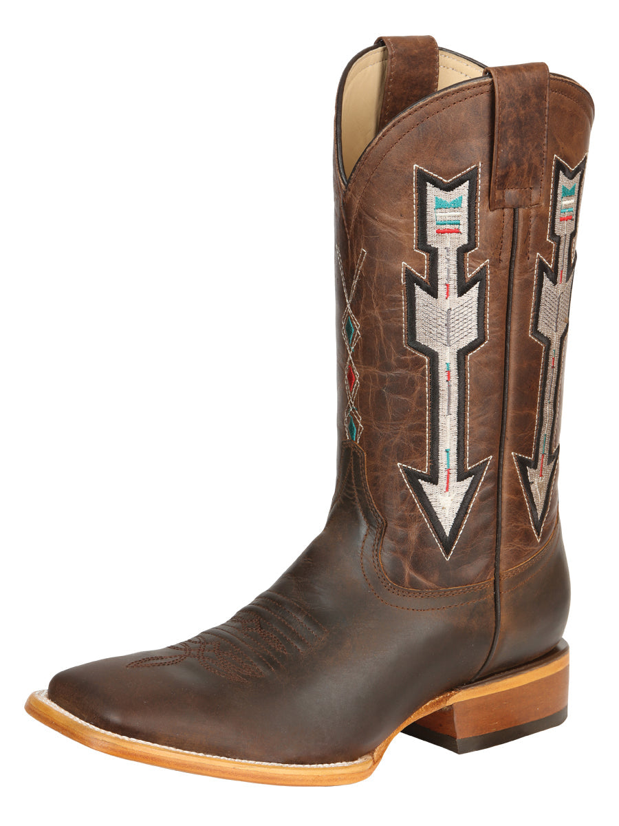 Jar Boots Men's Leather Cowboy Boots - Natural/Orix 45475
