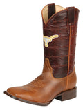Jar Boots Leather Cowboy Boots Cognac Brown 45476