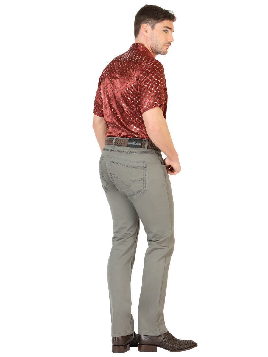 Centenario Extra Slim Fit Denim Pants - Grey 45541