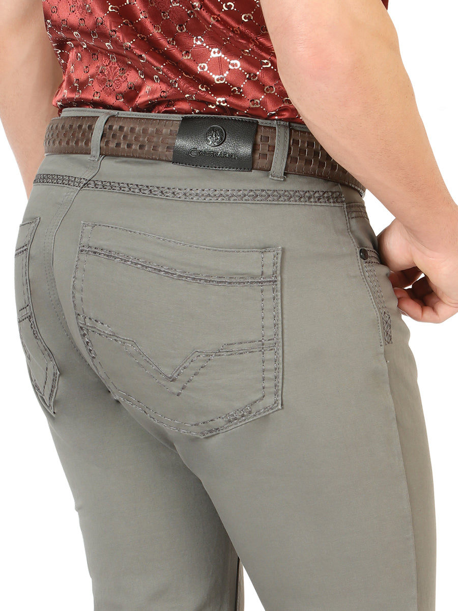 Centenario Extra Slim Fit Denim Pants - Grey 45541