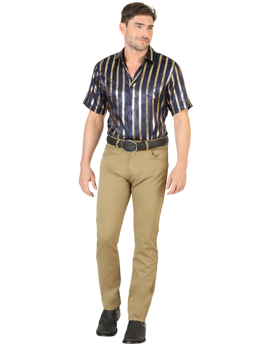 Centenario Extra Slim Fit Denim Pants - Khaki 45542