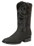 El General Men's Rodeo Boot Imitation Python Black 45561